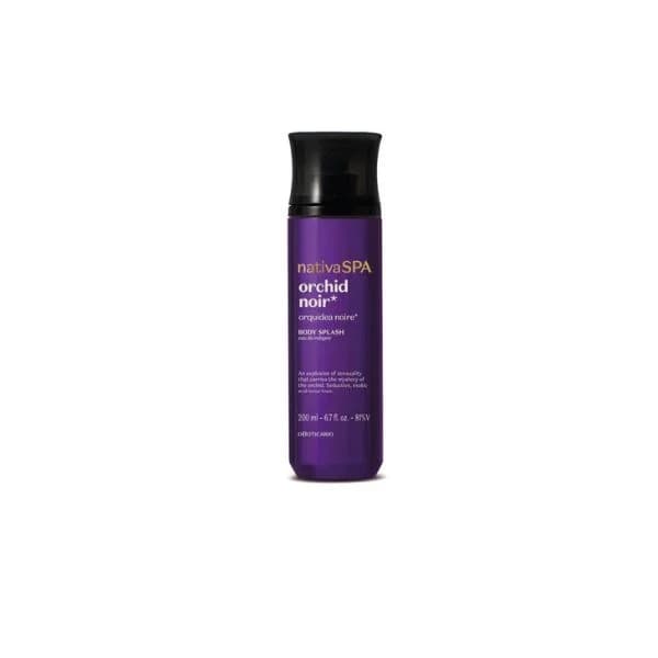 O Boticário Body Splash Nativa Spa Orquídea Noire 200ml + Loção Hidratante Corporal Nativa Spa Orquídea Noire 400ml Coffret (Original)