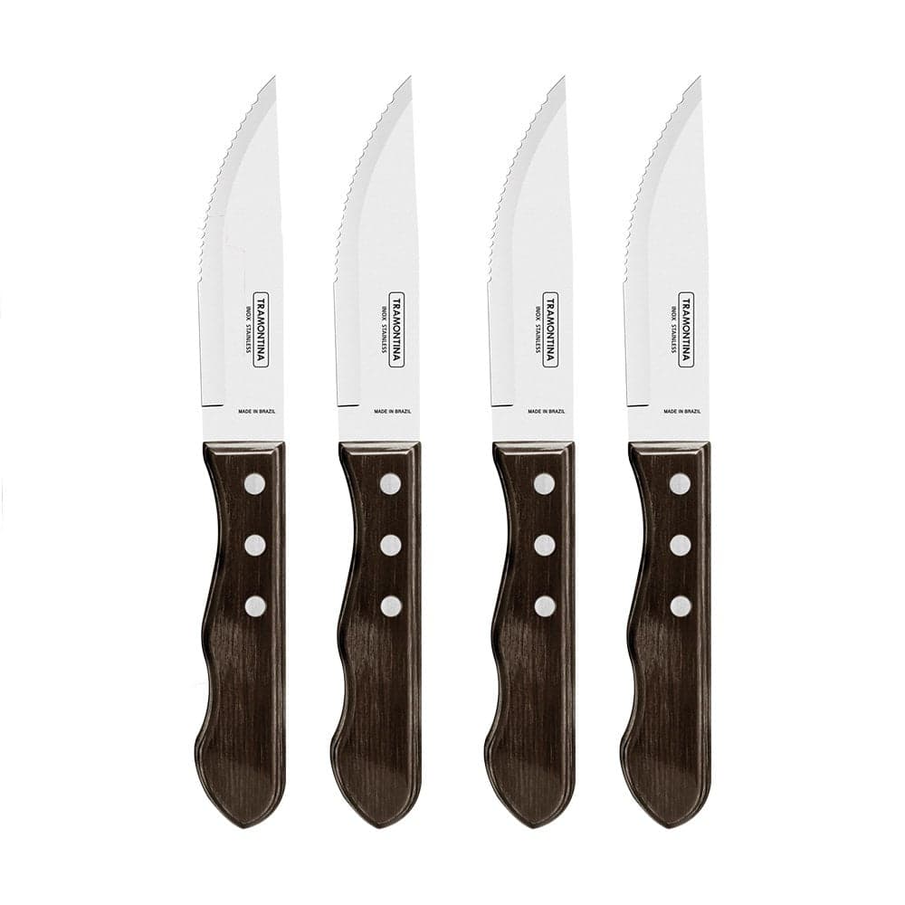 Tramontina Jogo de Facas Jumbo 4 Peças Polywood Castanho