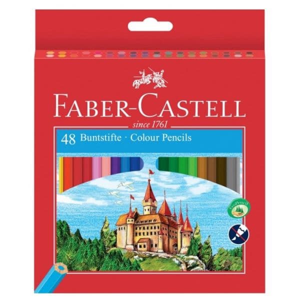 Faber-Castell Lápis de Cor Hexagonais Pack 48 Un.