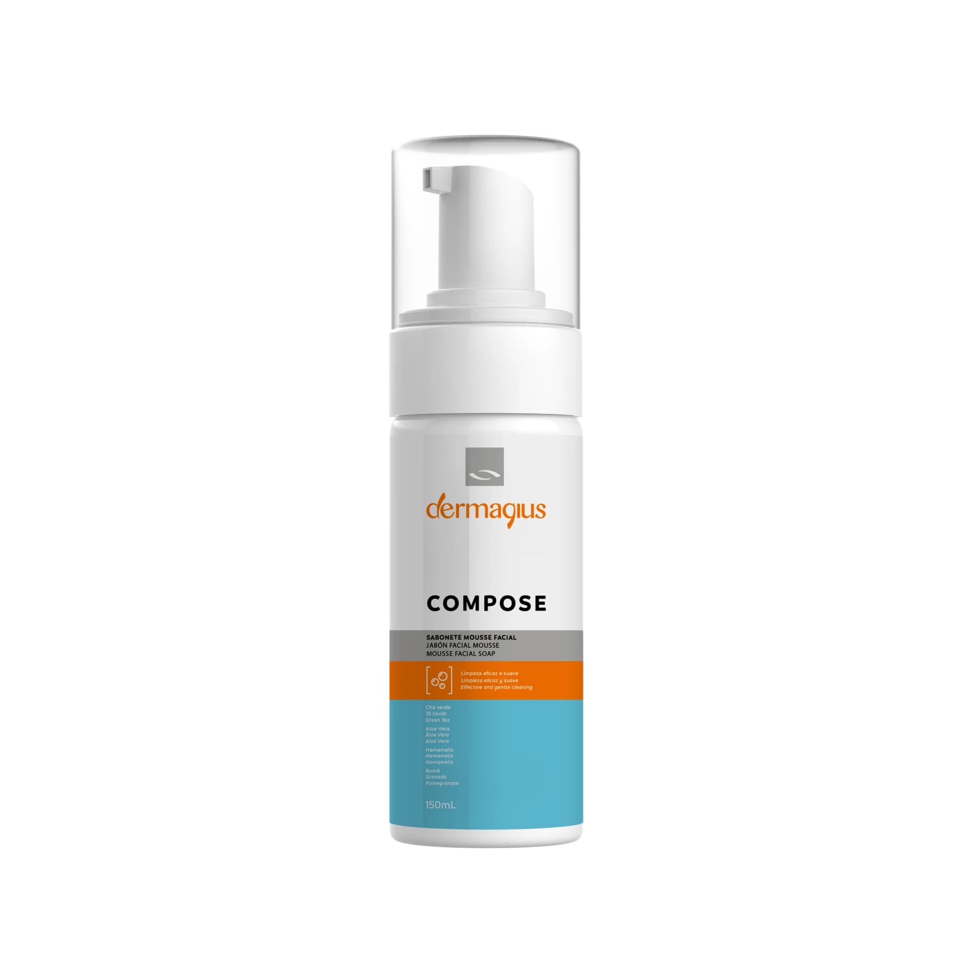 Dermagius Compose Mousse Limpeza Facial 150ml