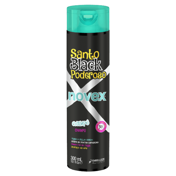Novex Shampoo Santo Black Poderoso 300ml