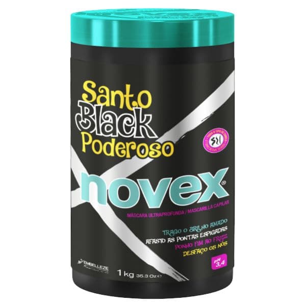Novex Santo Black Poderoso Máscara 1kg