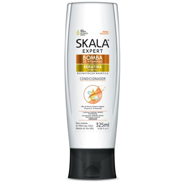Skala Condicionador Bomba de Vitaminas Keratina Vegetal 325ml