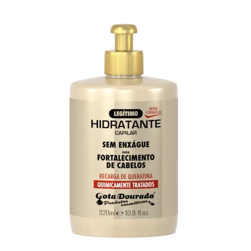Gota Dourada Recarga de Queratina Creme de Pentear 320ml