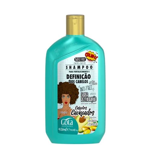 Gota Dourada Shampoo Fortalecimento Cacheados 430ml
