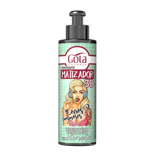 Gota Dourada Condicionador Matizador 3D 120ml Pérola