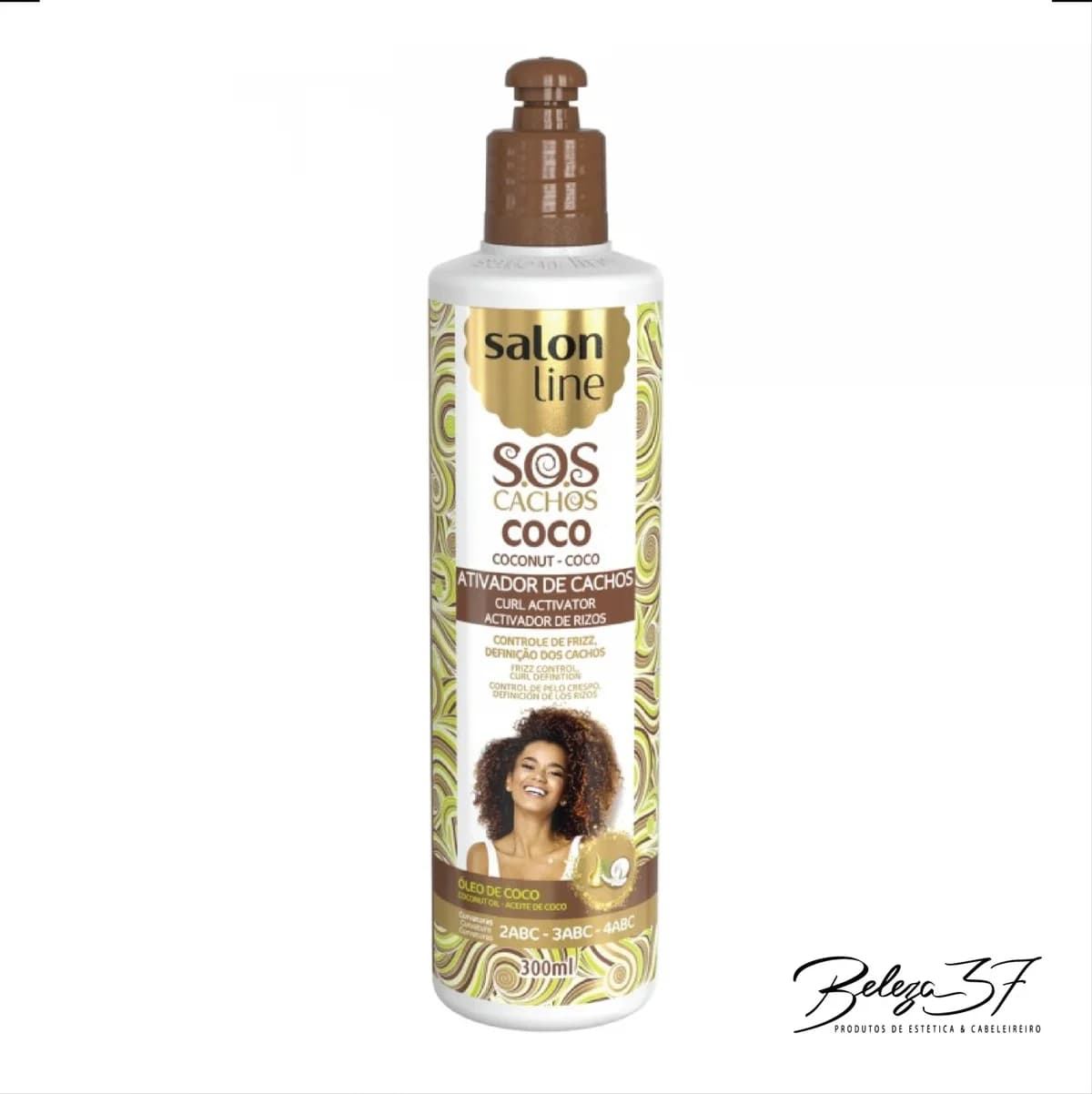 Salon Line SOS Ativador Cachos Côco Tratamento Profundo 300ml