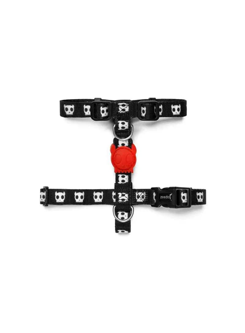 Zee.Dog H-Harness Skull - Peitoral em H para cães