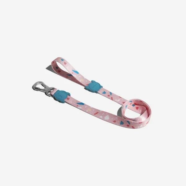 Zee.Dog Trela Terrazzo Rosé L