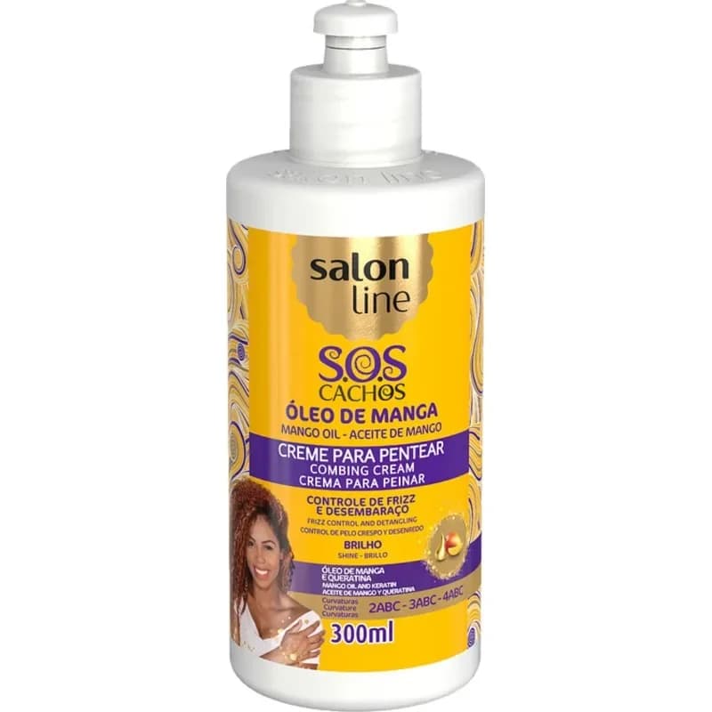 SOS Creme Pentear Óleo Manga Tradicional 300ml – Salon Line