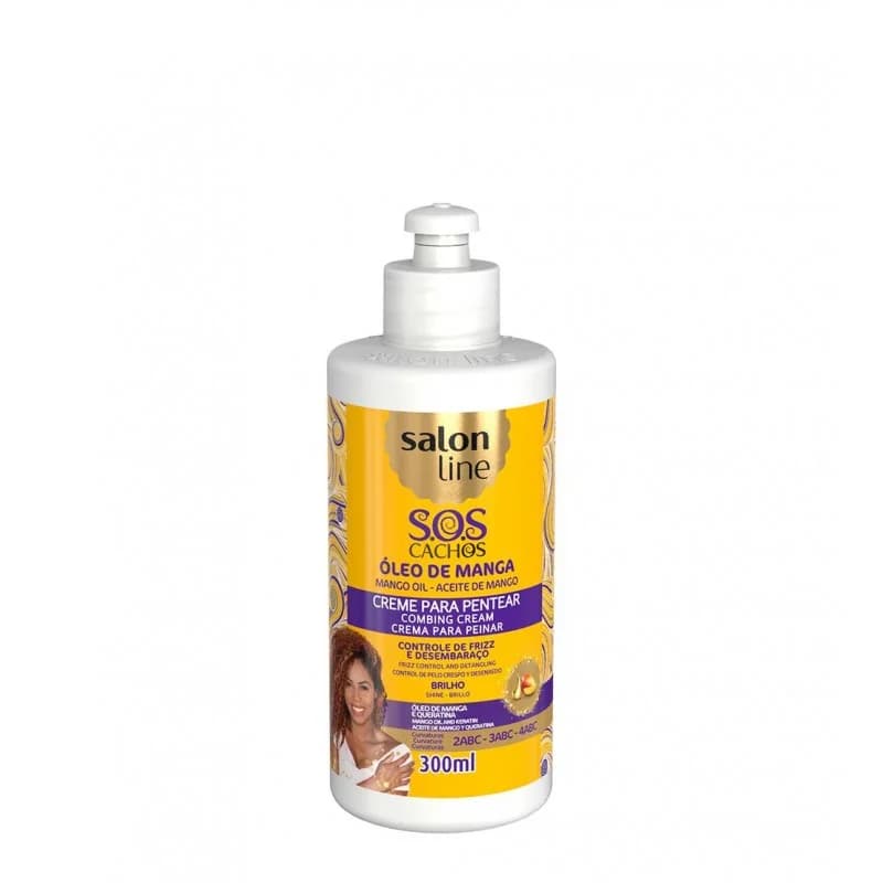 SOS Creme Pentear Óleo Manga Tradicional 300ml – Salon Line