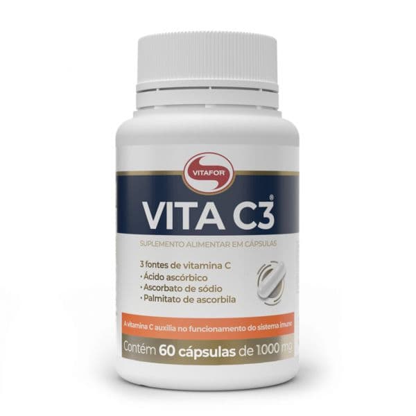 Vitafor Vitamina C3 60 Comprimidos