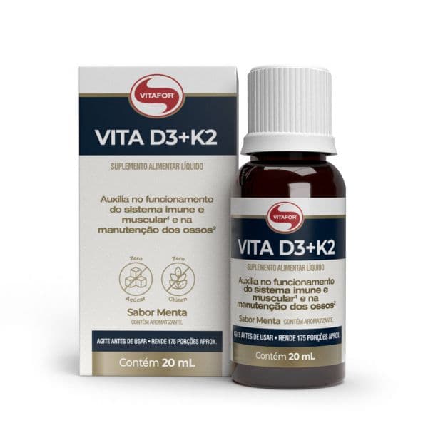 Vitafor Vita D3 + K2 Sabor Menta 20ml