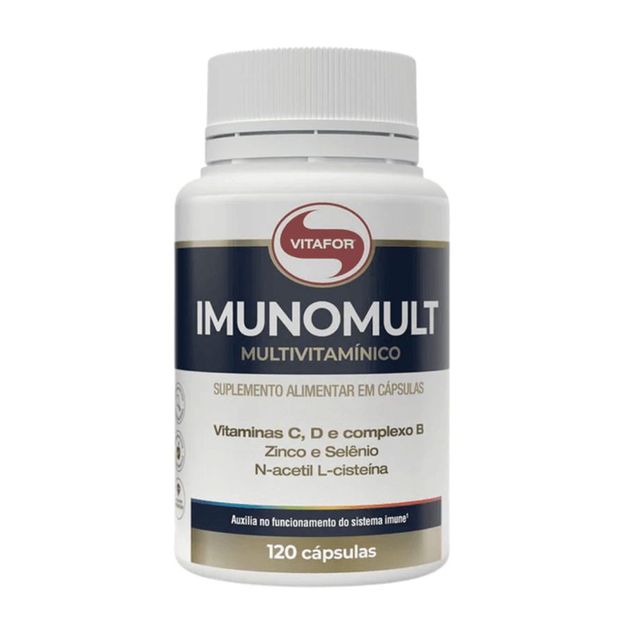 Vitafor Imunomult Multivitamínico 120 Cápsulas