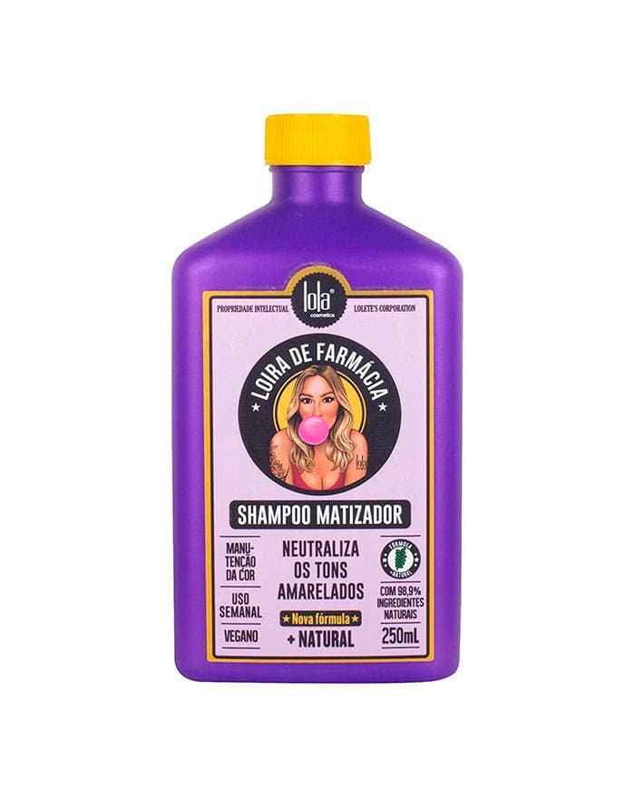Lola Cosmetics Shampoo Matizador Loira de Farmácia 250ml