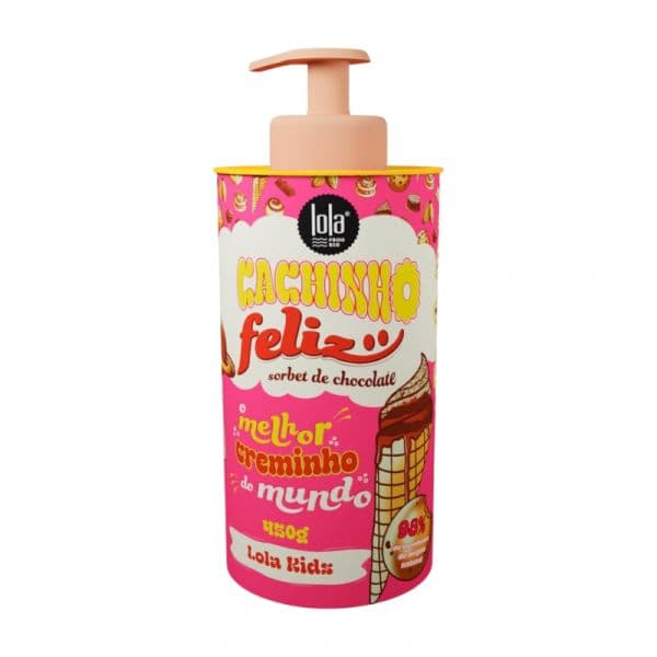 Lola Kids Cachinho Feliz Chocolate Creme de Pentear 450g