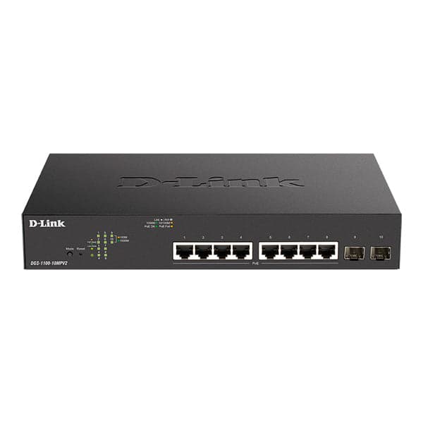 10-PORT POE+ GIGABIT SMART MANAGED SWITCH (130W)
