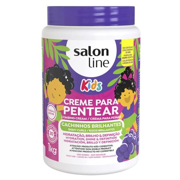 Salon Line Sl Cr Pentear Kids Cachinhos Brilhantes 1KG