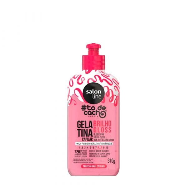 Salon Line #Todecacho Gelatina Brilho Gloss Intenso Cabelo Encaracolado 310g