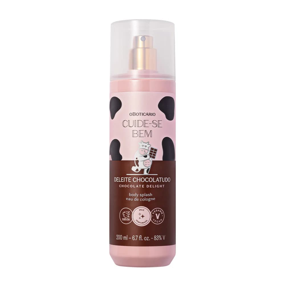 O Boticário Body Splash Cuide-se Bem Deleite Chocolatudo , 200ml