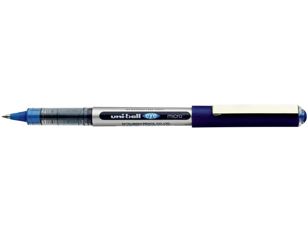 Marcador Roller Eye Micro Uni-Ball Ub-150 (0.50) Azul
