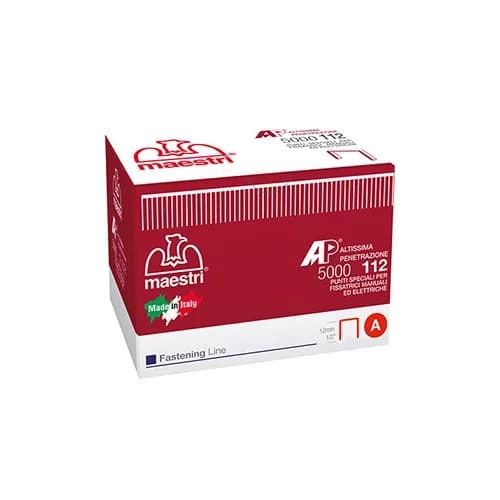 Maestri Agrafo 112 Forest 12mm para Rocamatica 114 5000 unidades