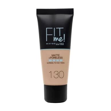 Maybelline Fit Me Matte and Poreless Base Líquida Tom 130 Buff Beige 30ml
