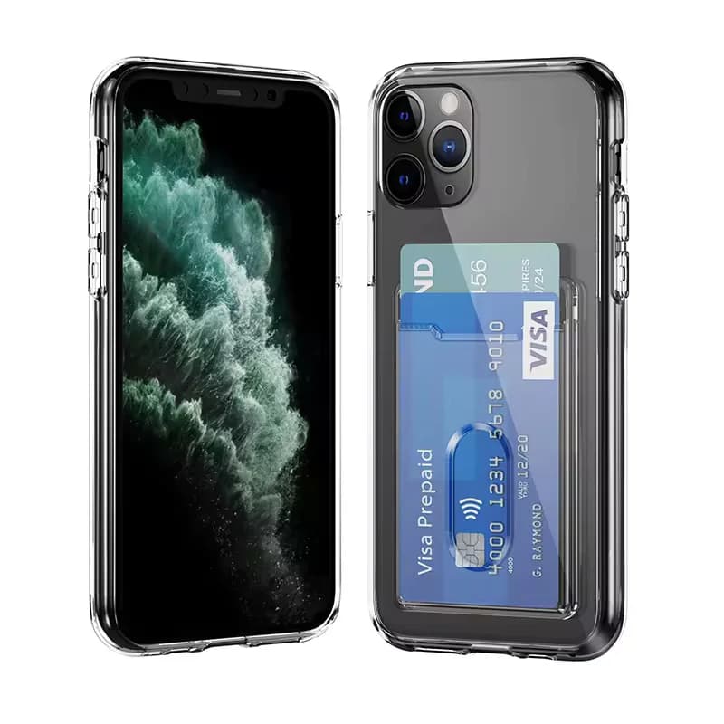 Capa para iPhone 16 Pro Max Transparente Cartão