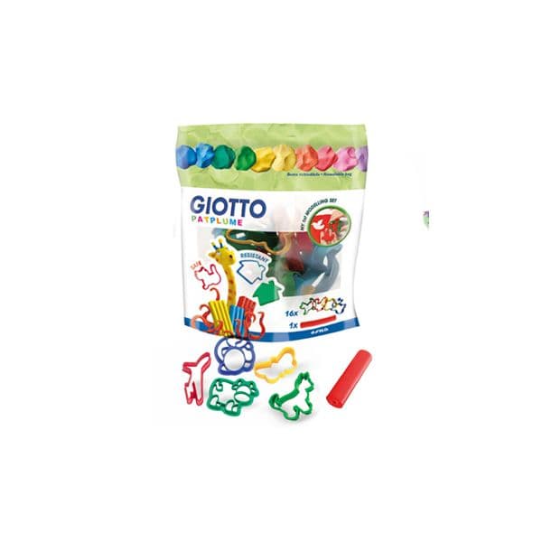 Giotto Acessorios Modelagem Patplume Blister 16un + 1 rolo