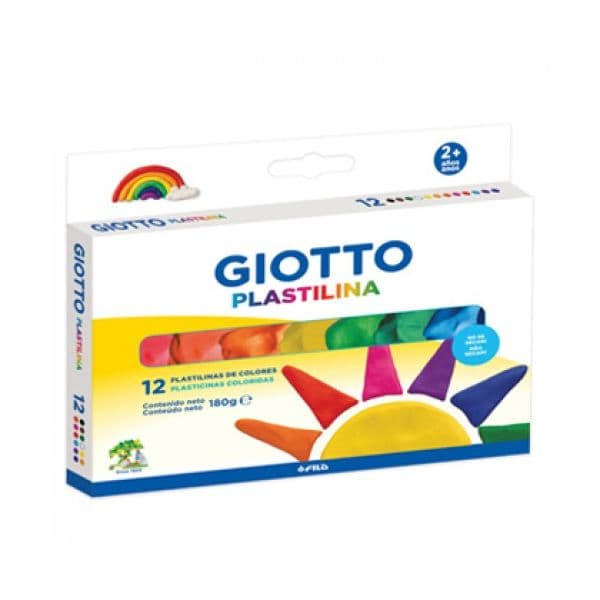 Giotto Plasticina 12 Cores 12x15g
