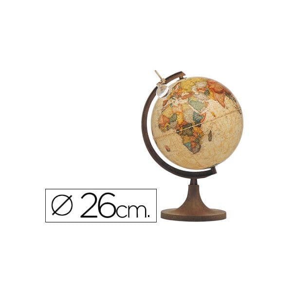 Globo Terrestre c/ Luz e Base em Resina 26cm - 26477