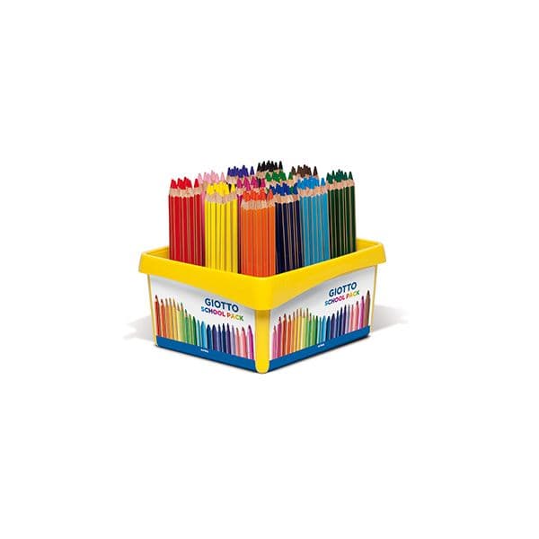 Giotto Pack 108 Lápis de Cor Mega 18cm School 12 un. Cores - 160523500
