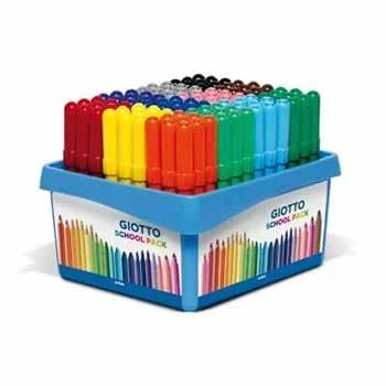 Giotto Marcadores Turbo Maxi School 12 Cores 108 un.