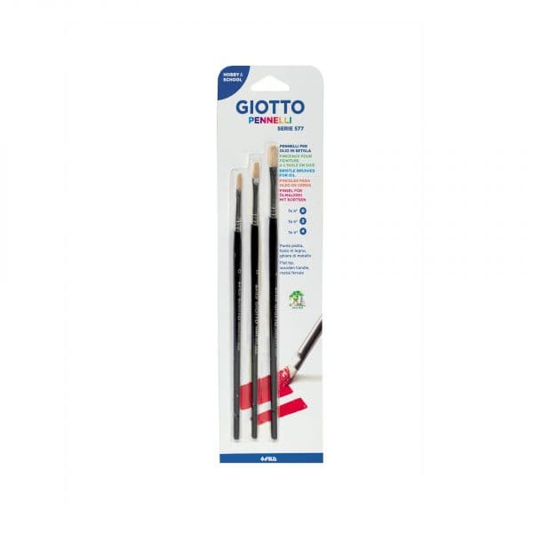 Giotto Pincel Óleo Serie 577 nº 0/2/4