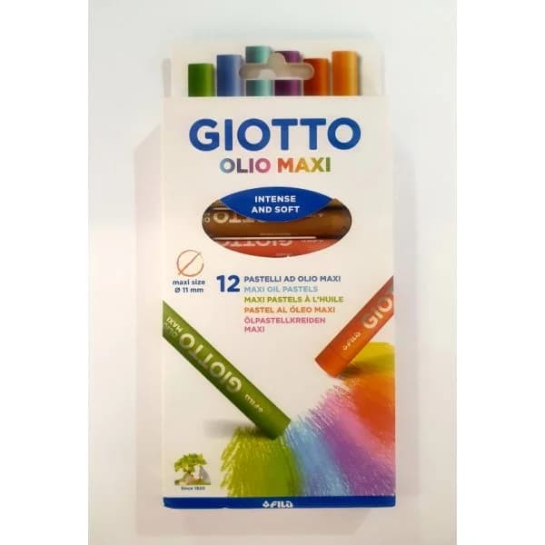 Giotto Pastel de Óleo Maxi Giotto 12 un.