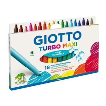 Canetas de Feltro Giotto Turbo Maxi - 18 un. - 8000825075605