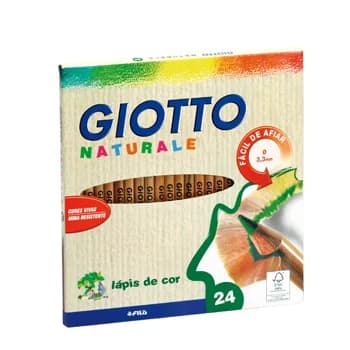 Giotto Lápis de Cor Natural 18cm 24 un. - 160211300