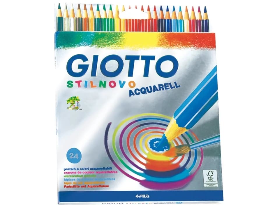 Giotto Lápis de Cor Aguarela 24 un. - 160255800