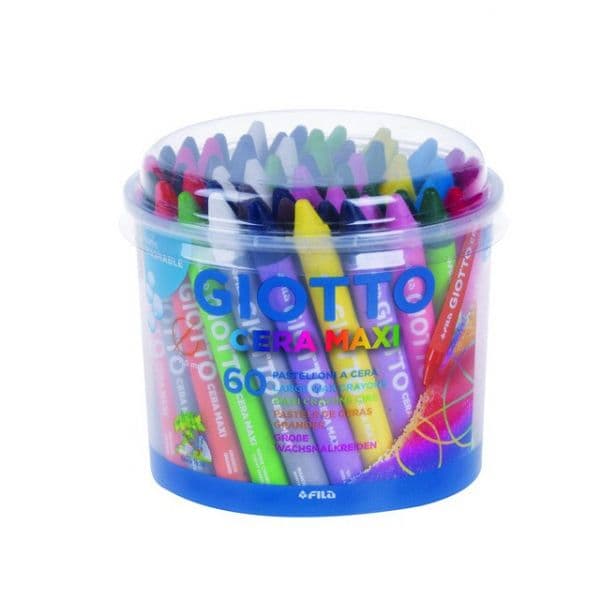 Giotto Lápis de Cera Maxi 5x12 un.