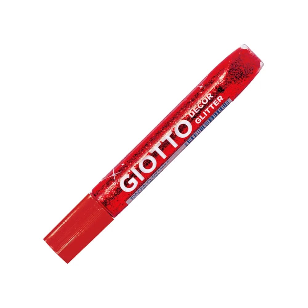 Giotto Cola Glitter Glue Vermelho 10,5ml x 20 unidades