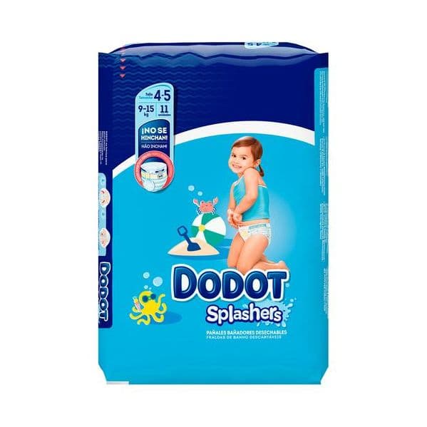 Dodot Splashers T4 Fraldas 9-15kg 11 un.
