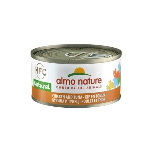 Ração Húmida Almo Nature HFC Natural Chicken e Atum 70g