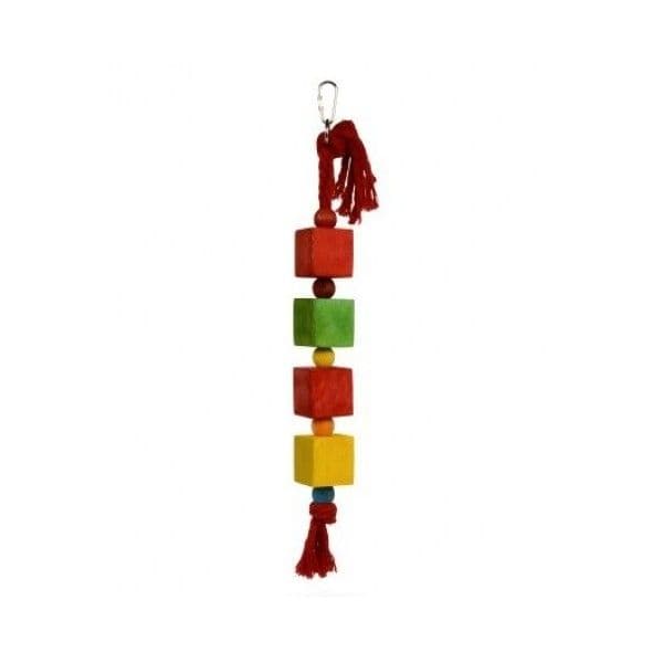 Padovan Brinquedo Madeira C/cubos Periquitos 42CM
