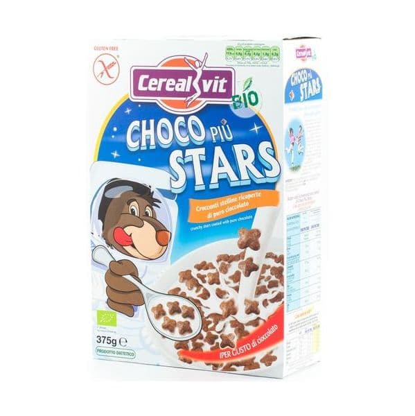 Cereal Vit Cereais Choco Piu Stars Sem Glúten 375g