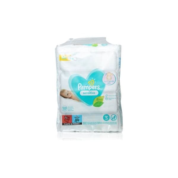 Pampers Sensitive XXL Toalhitas Húmidas para Pele Sensível 4x80 Un.