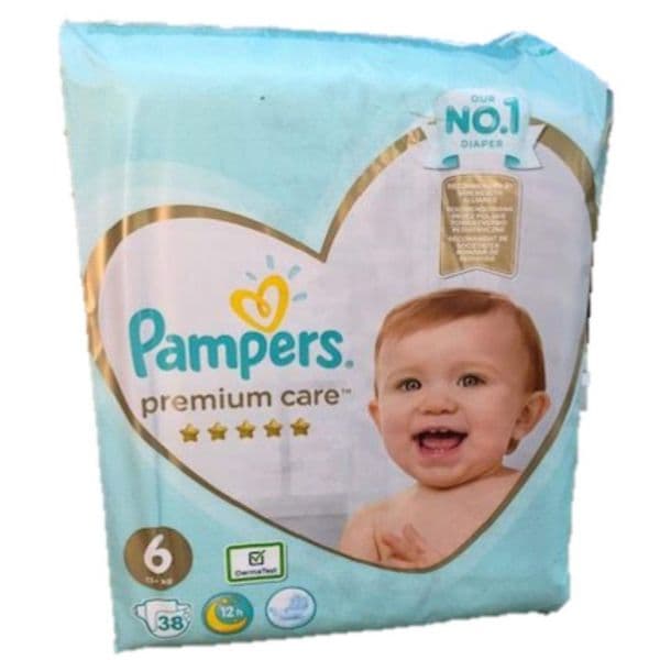 Pampers Premium Care T6 (13-18Kg) 38 Unidades