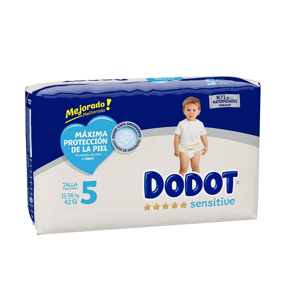 Dodot Sensitive Fraldas T5 42 un.