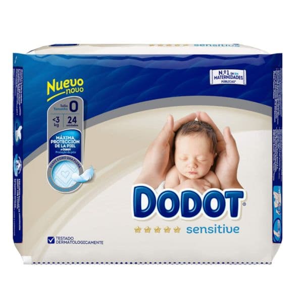 Dodot Fraldas Sensitive T0 0-3Kg x24
