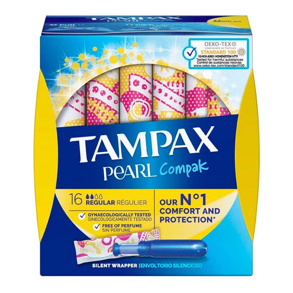 Tampax Tampões Regulares Pearl 16 Unidades