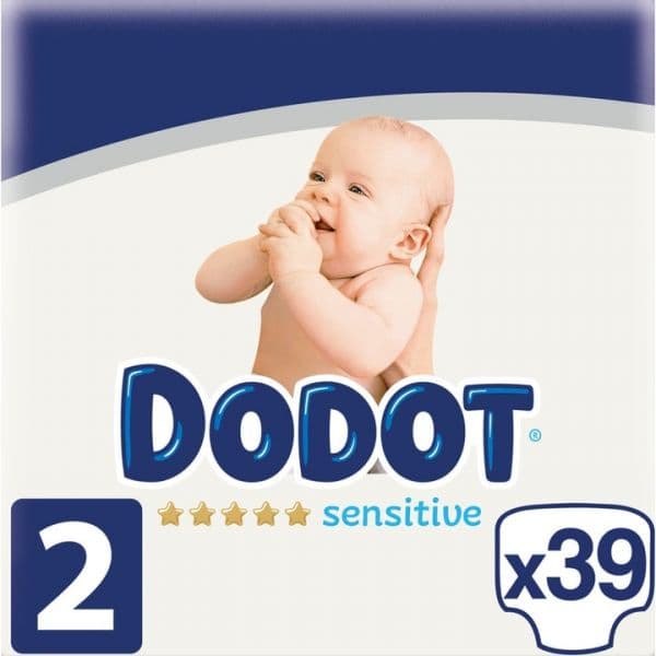Dodot Fraldas Sensitive T2 4-8Kg x39 un